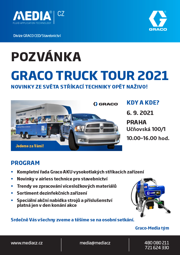 Graco Truck tour 2021 Praha