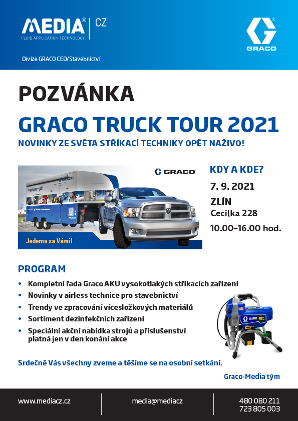 Graco TruckTour 7.9.2021 Zlín