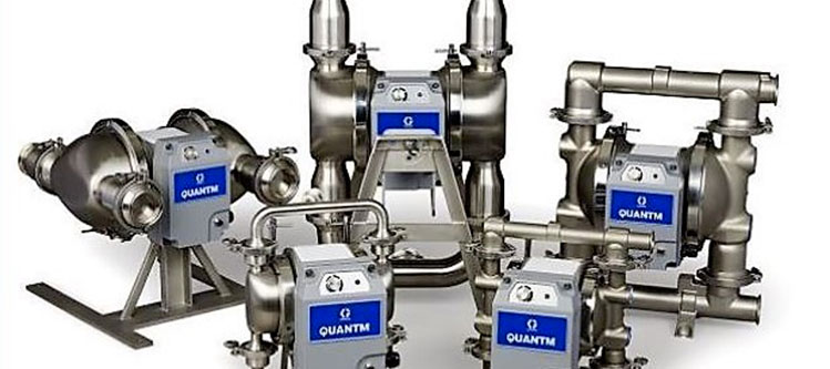 Novinka: GRACO QUANTM™ – elektrická dvojmembránová sanitární a procesní čerpadla nové generace