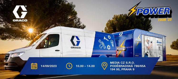 Informace: POZVÁNKA NA GRACO POWER TOUR 2023 – Praha 14.9.2023